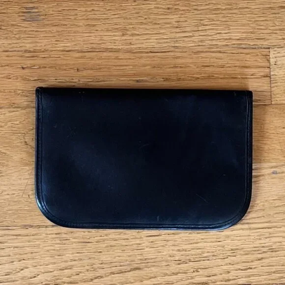 Michael Green Leather Envelope Clutch Wallet/Pouch - Picture 3 of 4